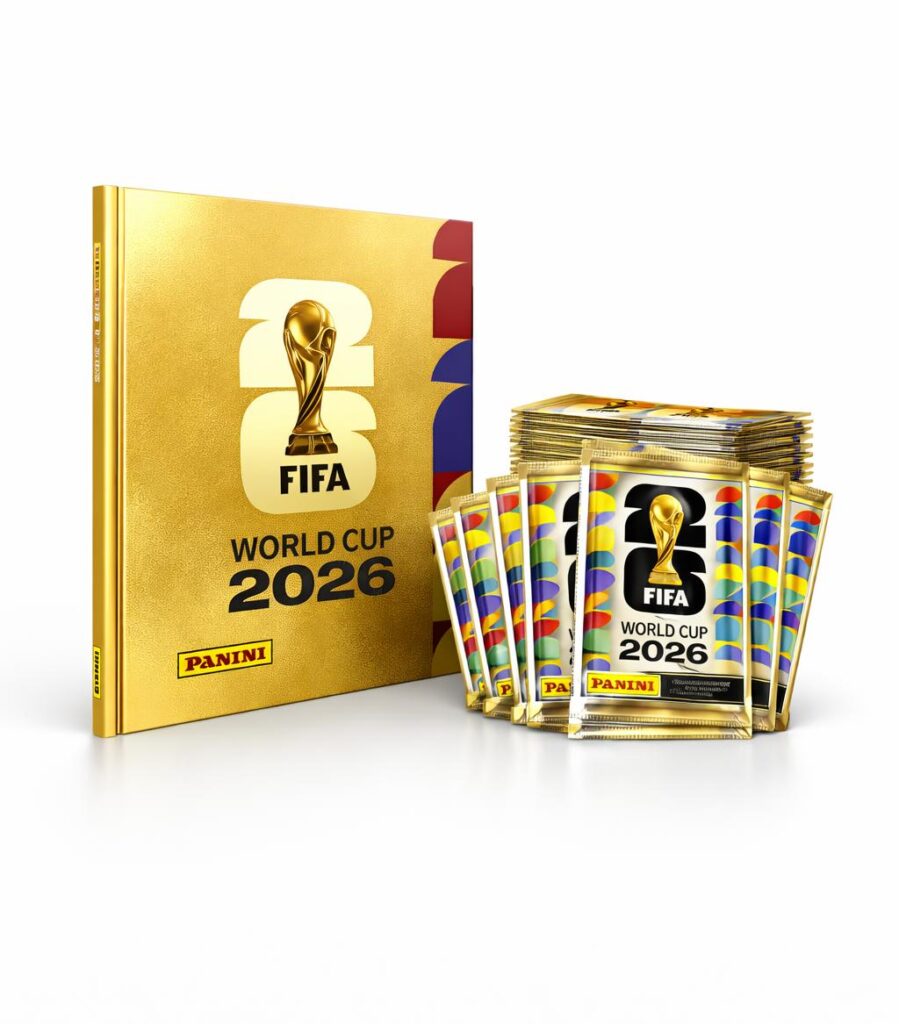 FIFA World Cup 2026 Gold Hardcover Album + 50 Sticker Packs Premium Collector’s Edition