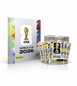FIFA World Cup 2026 Silver Hardcover Album + 50 Sticker Packs Premium Collector’s Edition