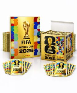 FIFA World Cup 2026 Gold Hardcover Album + 100 Sticker Packs Premium Collector’s Edition