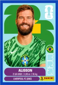 Alisson Brazil Star Sticker Panini World Cup 2026