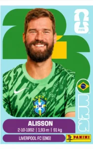 Alisson Brazil Star Sticker Panini World Cup 2026