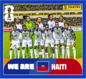 We Are Haiti Team Photo Sticker Panini World Cup 2026