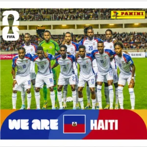 We Are Haiti Team Photo Sticker Panini World Cup 2026