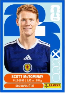 Scott McTominay Scotland Base Sticker Panini World Cup 2026