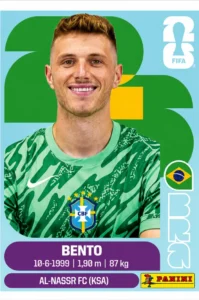 Bento Brazil Base Sticker Panini World Cup 2026