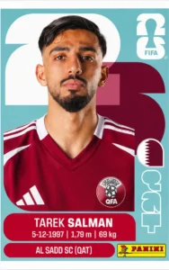 Tarek Salman Qatar Base Sticker Panini World Cup 2026