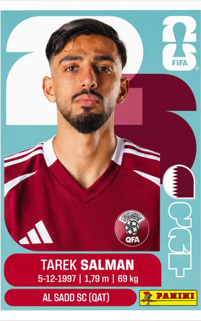 Tarek Salman Qatar Base Sticker Panini World Cup 2026