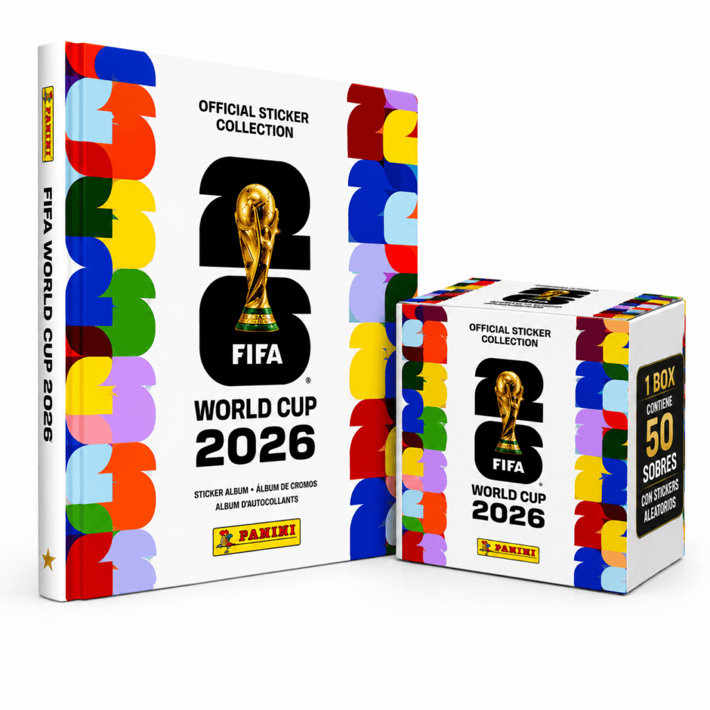 FIFA World Cup 2026 Hardcover Album + Box of 50 Sticker Packs