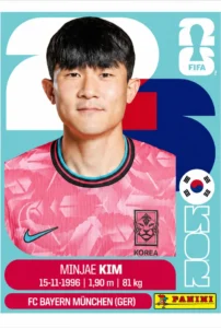 Kim Min-jae South Korea Base Sticker Panini World Cup 2026