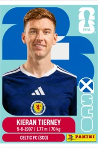 Kieran Tierney Scotland Base Sticker Panini World Cup 2026
