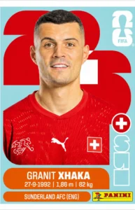 Granit Xhaka Switzerland Star Sticker Panini World Cup 2026