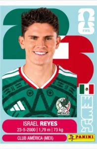 Israel Reyes Mexico Base Sticker Panini World Cup 2026