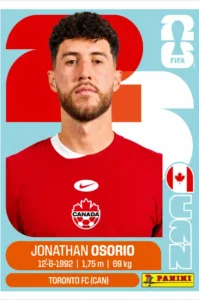 Jonathan Osorio Canada Base Sticker Panini World Cup 2026