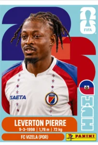 Leverton Pierre Haiti Base Sticker Panini World Cup 2026