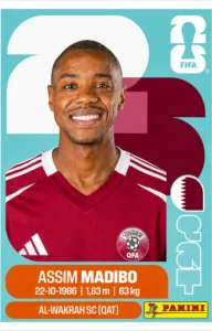 Assim Madibo Qatar Base Sticker Panini World Cup 2026
