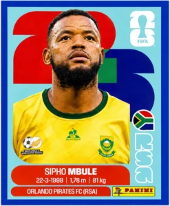 Sipho Mbule South Africa Base Sticker Panini World Cup 2026