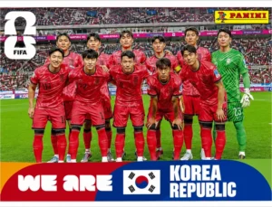We Are South Korea Team Photo Sticker Panini World Cup 2026