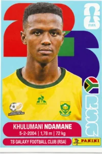 Khulumani Ndamane South Africa Base Sticker Panini World Cup 2026