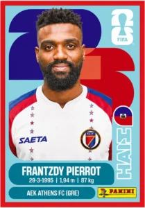Frantzdy Pierrot Haiti Parallel Sticker Panini World Cup 2026