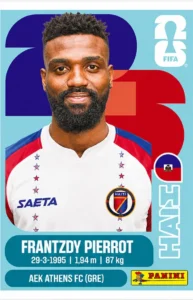 Frantzdy Pierrot Haiti Base Sticker Panini World Cup 2026