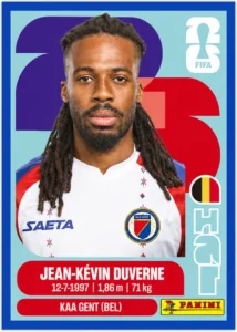 Jean-Kevin Duverne Haiti Base Sticker Panini World Cup 2026