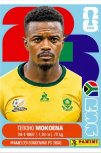 Teboho Mokoena South Africa Base Sticker Panini World Cup 2026
