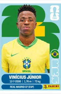 Vinicius Junior Brazil Star Sticker Panini World Cup 2026