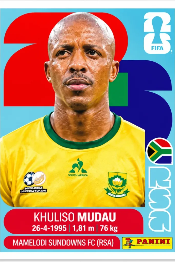 Khuliso Mudau South Africa Base Sticker Panini World Cup 2026