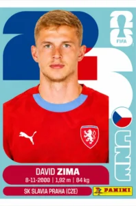 David Zima Czechia Base Sticker Panini World Cup 2026