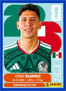 Edson Alvarez Mexico Star Sticker Panini World Cup 2026