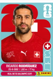 Ricardo Rodriguez Switzerland Base Sticker Panini World Cup 2026