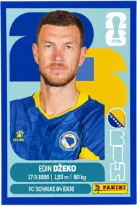 Edin Dzeko Bosnia Base Sticker Panini World Cup 2026
