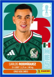 Carlos Rodriguez Mexico Base Sticker Panini World Cup 2026