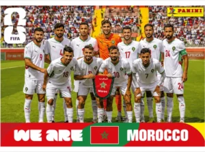 We Are Morocco Team Photo Sticker Panini World Cup 2026