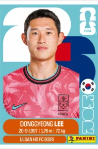 Donggyeong Lee South Korea Base Sticker Panini World Cup 2026