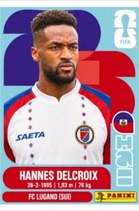 Hannes Delcroix Haiti Base Sticker Panini World Cup 2026