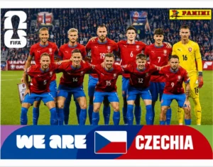 We Are Czechia Team Photo Sticker Panini World Cup 2026