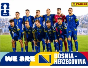 We Are Bosnia Team Photo Sticker Panini World Cup 2026