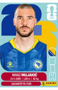 Nihad Mujakic Bosnia Base Sticker Panini World Cup 2026