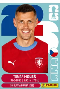 Tomas Holes Czechia Base Sticker Panini World Cup 2026