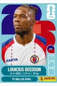 Louicius Deeson Haiti Base Sticker Panini World Cup 2026