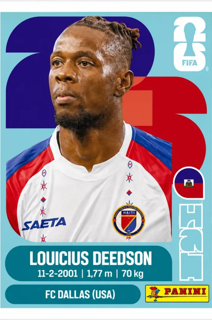 Louicius Deeson Haiti Base Sticker Panini World Cup 2026
