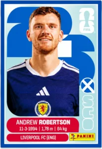 Andrew Robertson Scotland Base Sticker Panini World Cup 2026