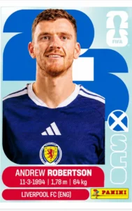 Andrew Robertson Scotland Base Sticker Panini World Cup 2026