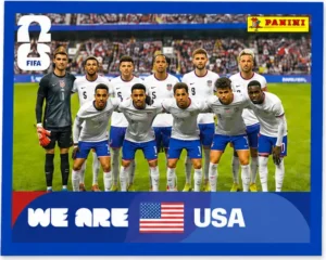 We Are USA Team Photo Sticker Panini World Cup 2026