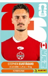 Stephen Eustaquio Canada Base Sticker Panini World Cup 2026