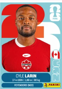 Cyle Larin Canada Base Sticker Panini World Cup 2026