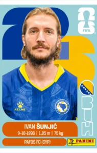 Ivan Sunjic Croatia Base Sticker Panini World Cup 2026