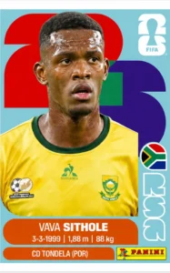 Vava Sithole South Africa Base Sticker Panini World Cup 2026
