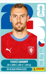 Tomas Chory Czechia Base Sticker Panini World Cup 2026